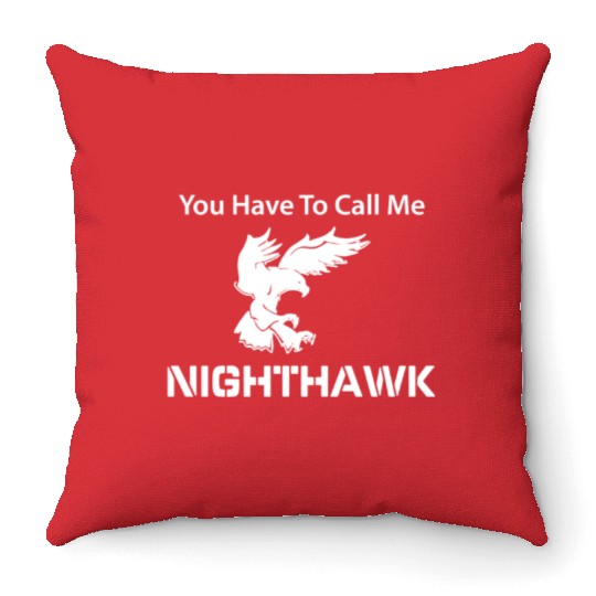 Call Me Nighthawk Step Brothers Throw Pillows