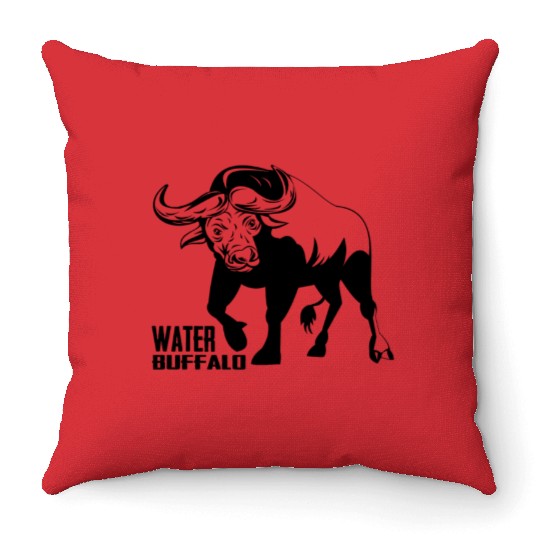 Water Buffalo Throw Pillows - Water Buffalo Throw Pillows