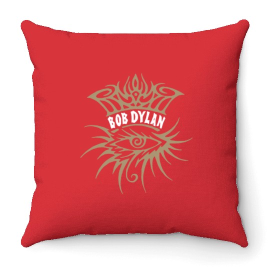 New Bob Dylan Eye Style Symbol Rock Music Legend I Throw Pillows