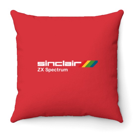 Sinclair Zx Spectrum Mens Retro 80 s Video Game T Throw Pillows