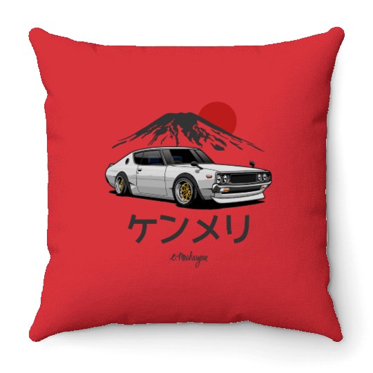 JDM Car Throw Pillows