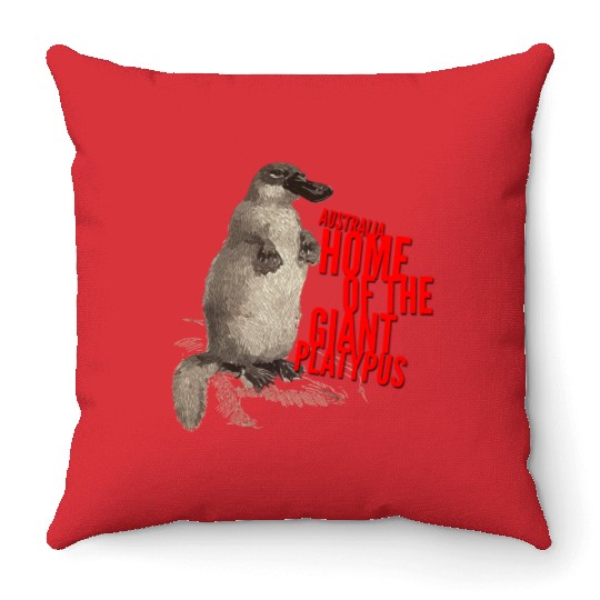 platypus Throw Pillows