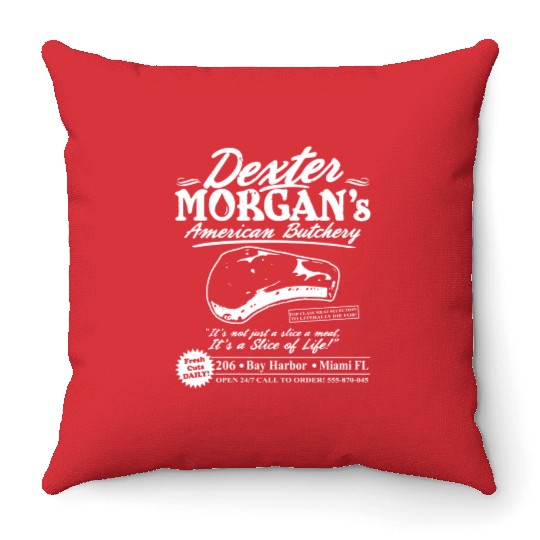 Dexter morgan - Dexter morgan - dexter morgan's Throw Pillows