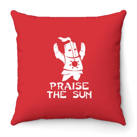 PRAISE THE SUN Throw Pillows