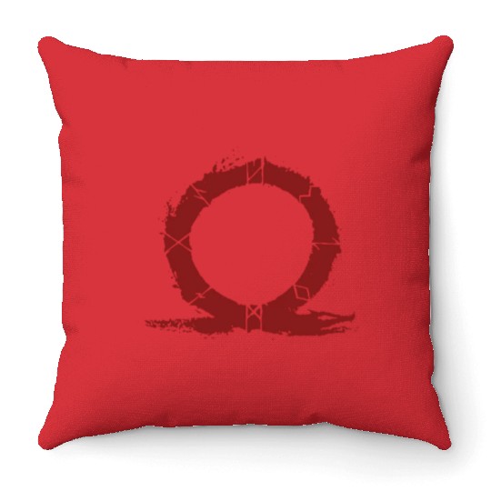 God of War Viking Logo US Shipped FREE viking Throw Pillows