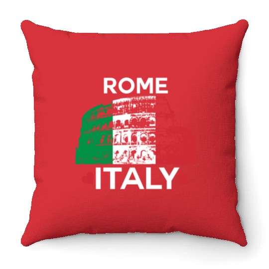 Rome Italy Throw Pillows