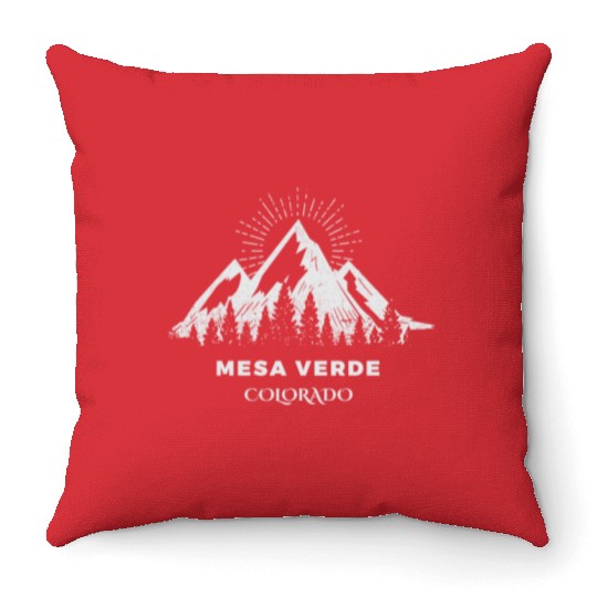 Mesa Verde National Park Throw Pillows
