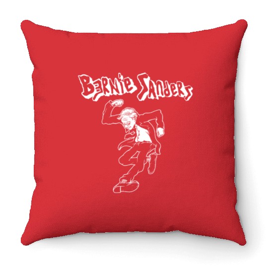 Bernie Sanders Punk Rock Circle Jerks Unisex berni Throw Pillows