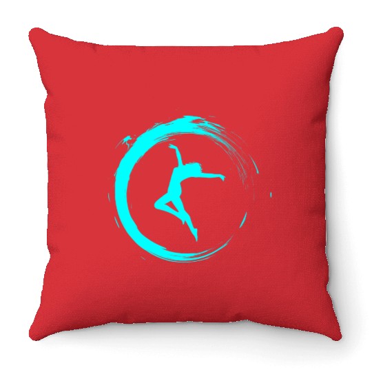 Dancing Dance Dancer Dancefloor Throw Pillows