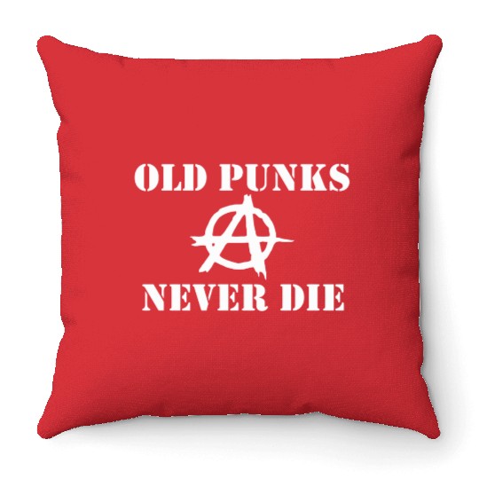 OLD PUNK ROCK Throw Pillows