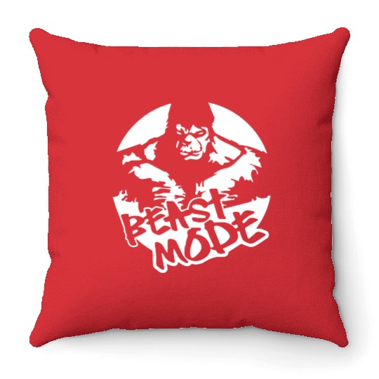 MMA Hulk Gym Bodybuilding Training Wear Workout cl Throw Pillows