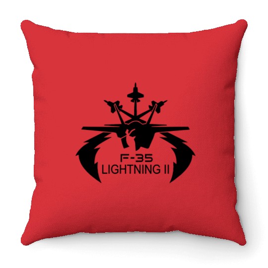 F 35 Lightning II Throw Pillows