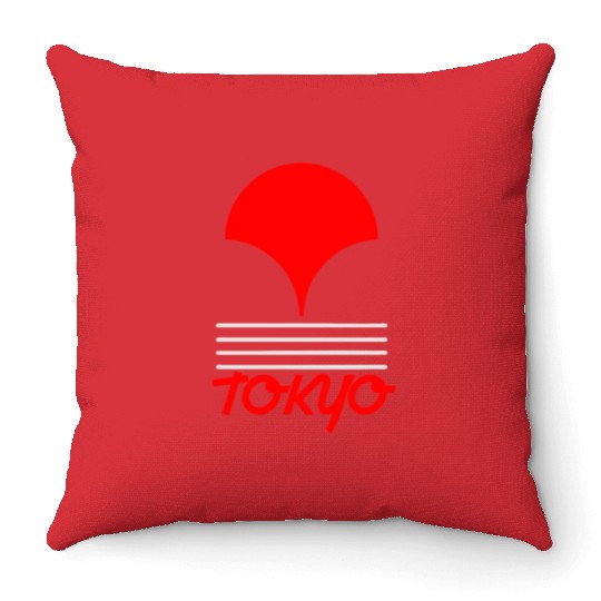 I Love Tokyo Throw Pillows