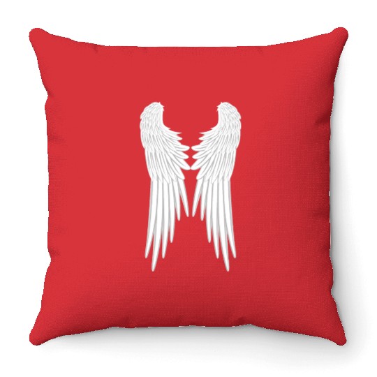 Angel Wings Throw Pillows