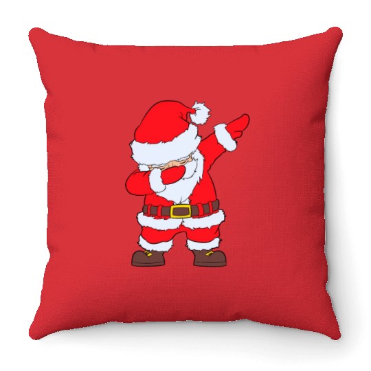 Dabbing Santa Throw Pillows Santa Claus Christmas Dab