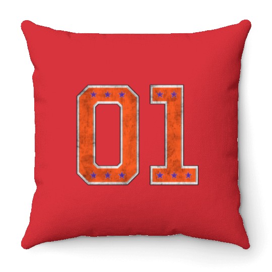 01 General Lee Style Throw Pillows