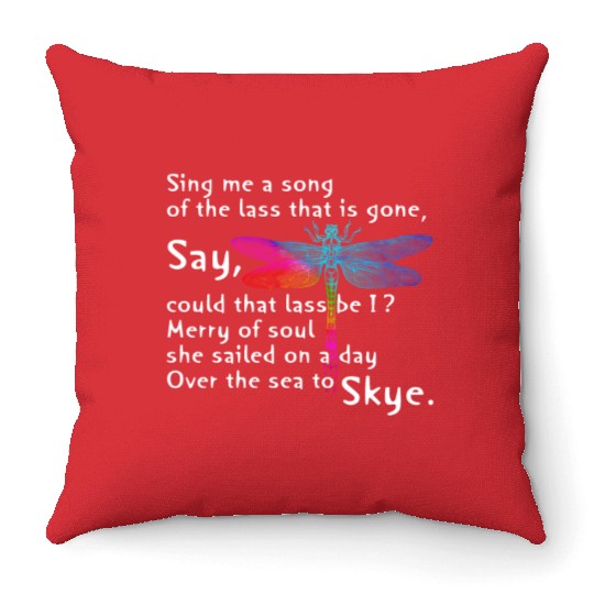 The Dragonfly song Throw Pillows