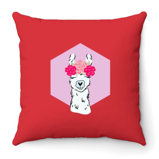 Funny Llama Llama Throw Pillows | Perfect gift ideas