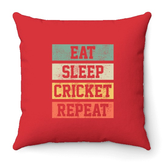 Cricket Throw Pillows