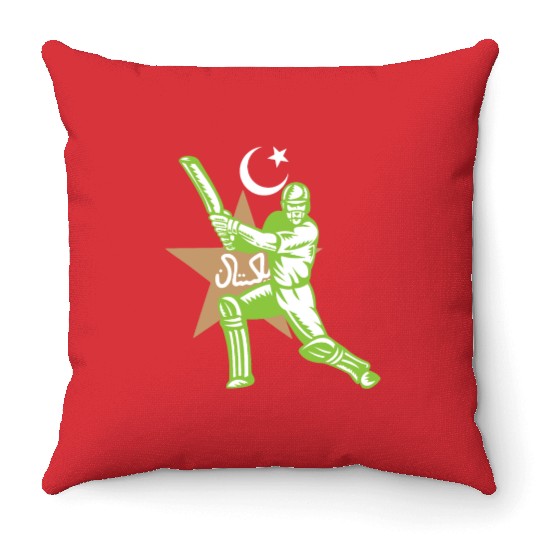 Pakistan Cricket Team Throw Pillows Fans Jersey