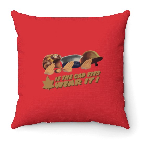 World War 2 Canadian Recruitment Design Throw Pillows