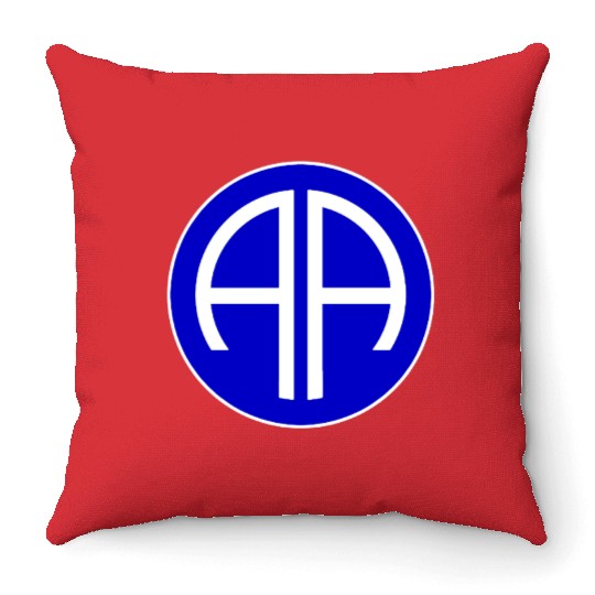 Us army 82nd airborne Throw Pillows