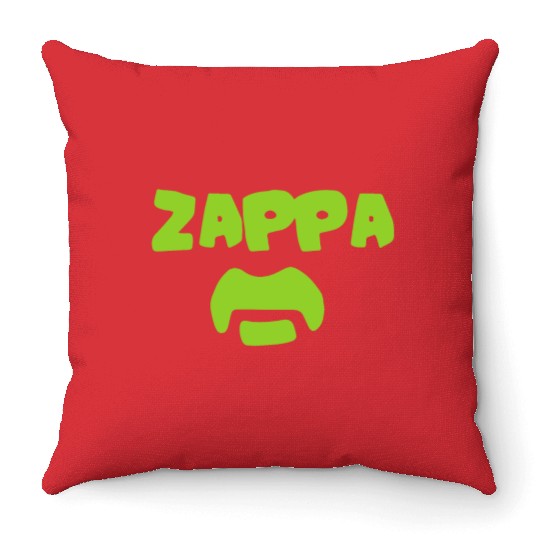 New FRANK ZAPPA Eccentric Rock Icon Logo 70s Men s Throw Pillows
