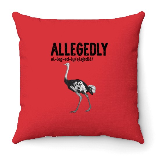 Letterkenny Allegedly English Teacher Gift Throw Pillows