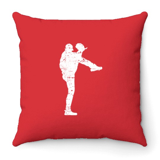 Baseball Pitcher Throw Pillows