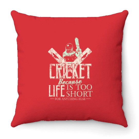 Cricket Throw Pillows