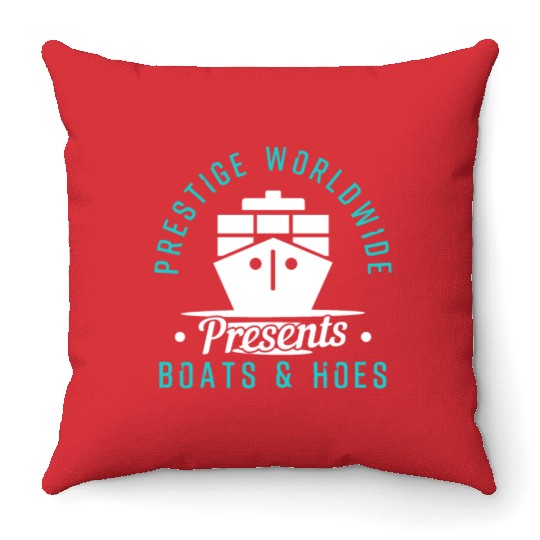 Prestige Worldwide Boats and Hoes Throw Pillows