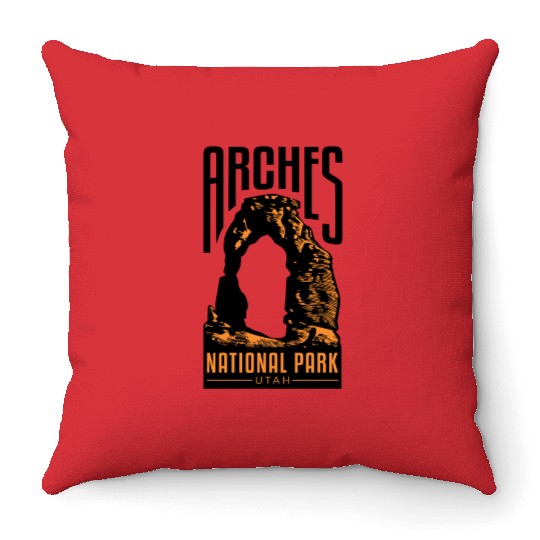 Arches National Park - Utah Throw Pillows
