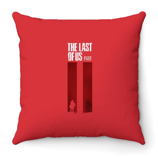 the last of us part 2 Throw Pillows