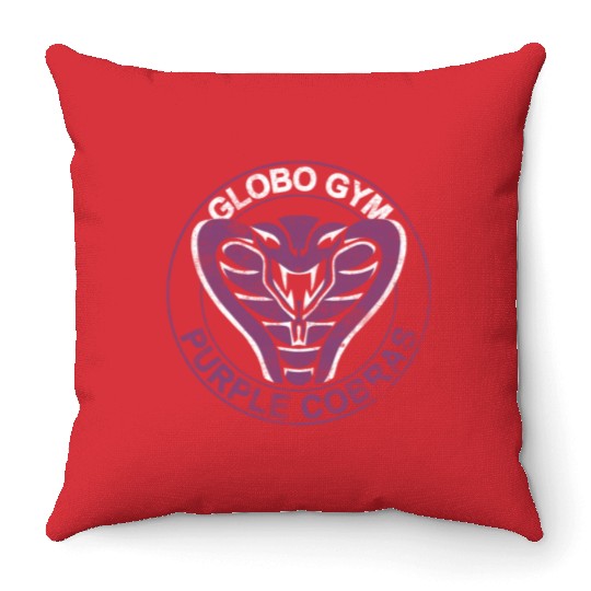 Globo Gym Vintage Throw Pillows