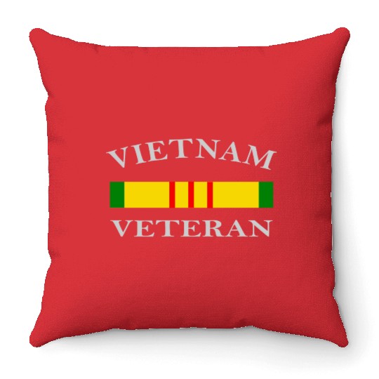 Vietnam Veteran Design Throw Pillows