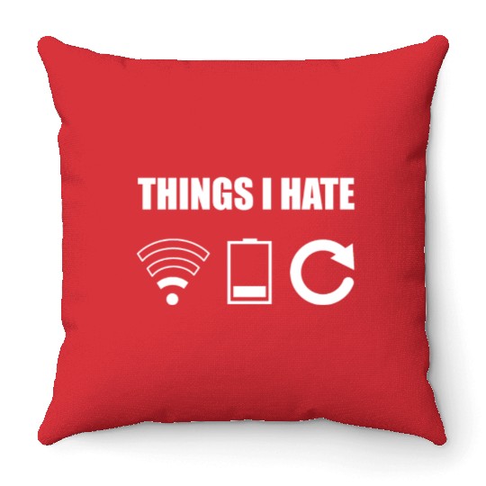 Programmer Gamer Teenage Gift Throw Pillows