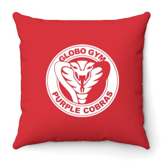 globo gym costume Throw Pillows