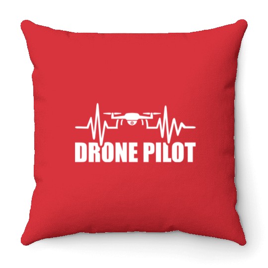 Drone Throw Pillows