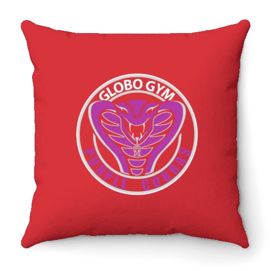 globo gym costume Throw Pillows