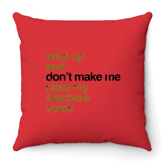 Teacher Throw Pillows
