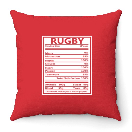 Rugby Definition Rugby Player Gift Throw Pillows