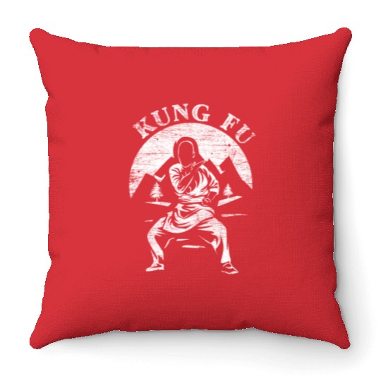 Kung Fu Gift Throw Pillows