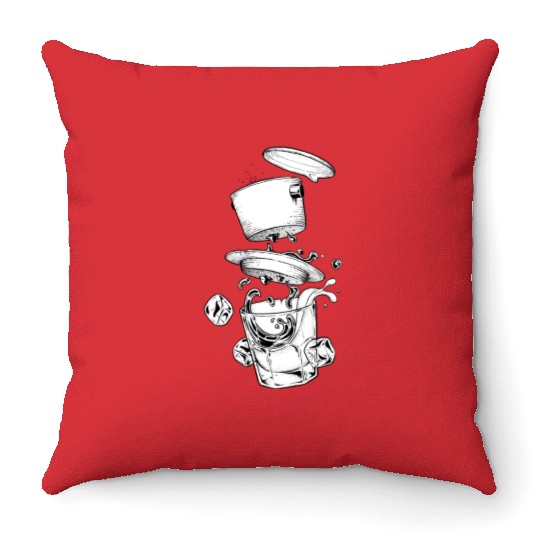 Vietnamese Coffee Art Unique Design Vietnam Gift c Throw Pillows