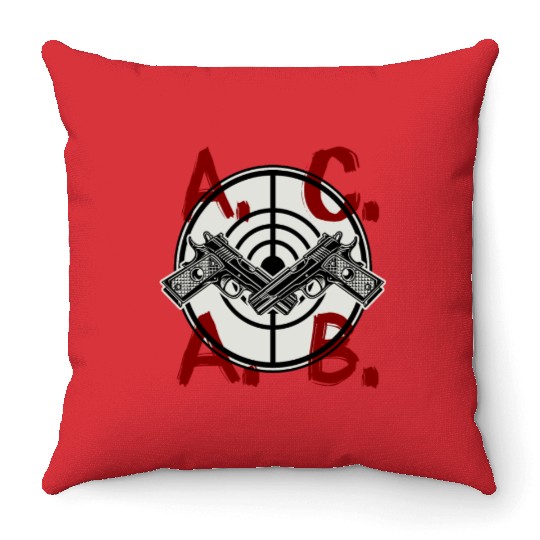 ACAB a.c.a.b. Soccer Throw Pillows