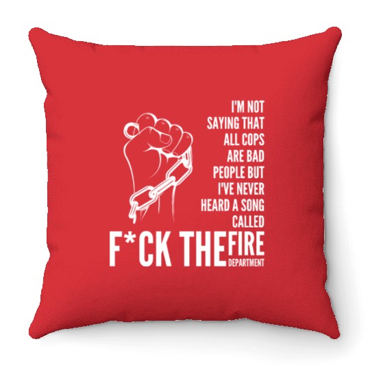 ACAB Black Lives Matter, End Police Brutality Throw Pillows