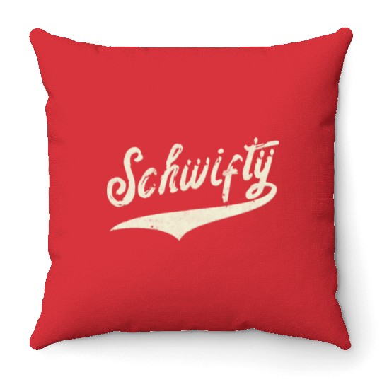 Mademark and Rickandmorty Fan Art Team Schwifty Throw Pillows