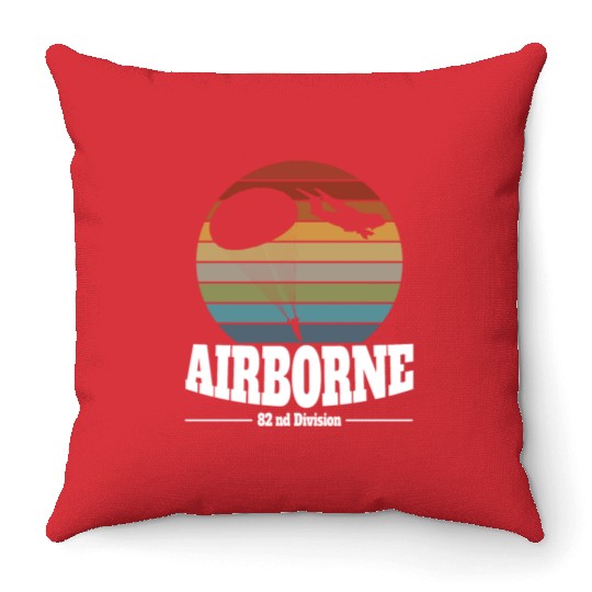 82nd AIRBORNE Division US Army Throw Pillows