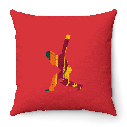 Sri Lanka Cricket Cricketplayer Batsman Throw Pillows