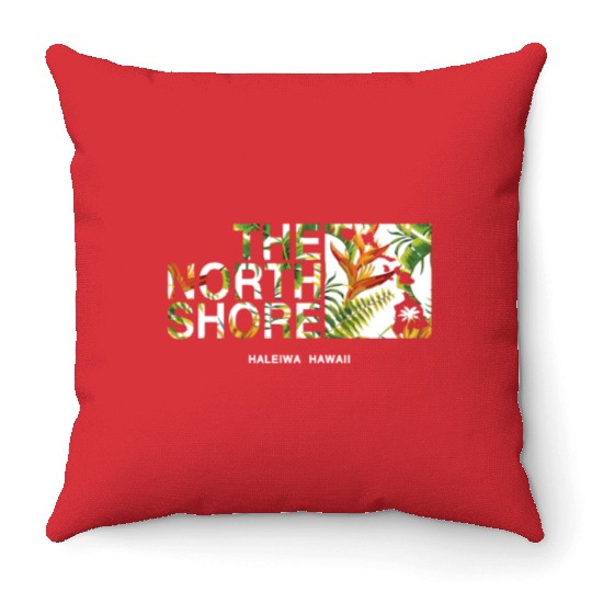 North Shore Haleiwa Bird Of Paradise Throw Pillows
