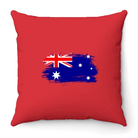 Australia Flags Desgin / Gift Idea Throw Pillows